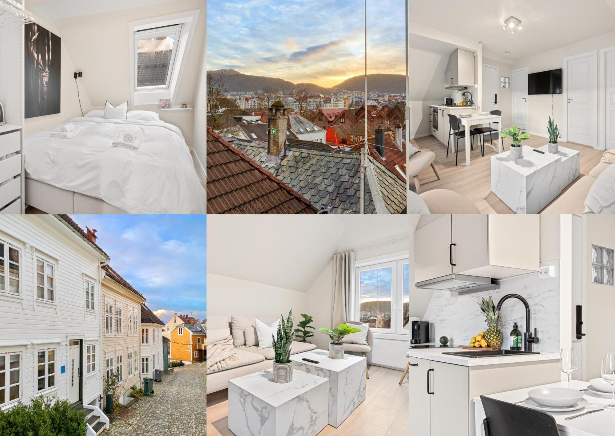 View To Bryggen - Renovated Dec 24 - Historic Cobblestone Street Apartment Берген Екстериор снимка